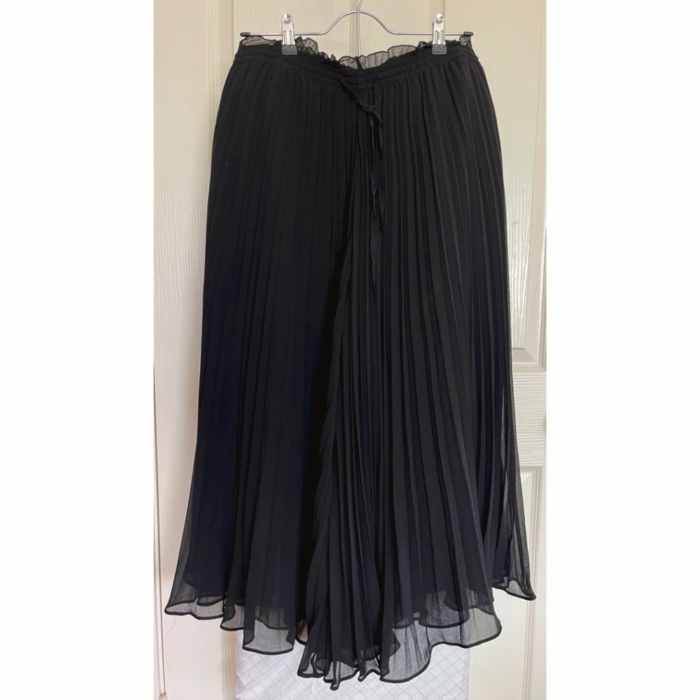 Zara Wide leg accordion pleat pants - Large